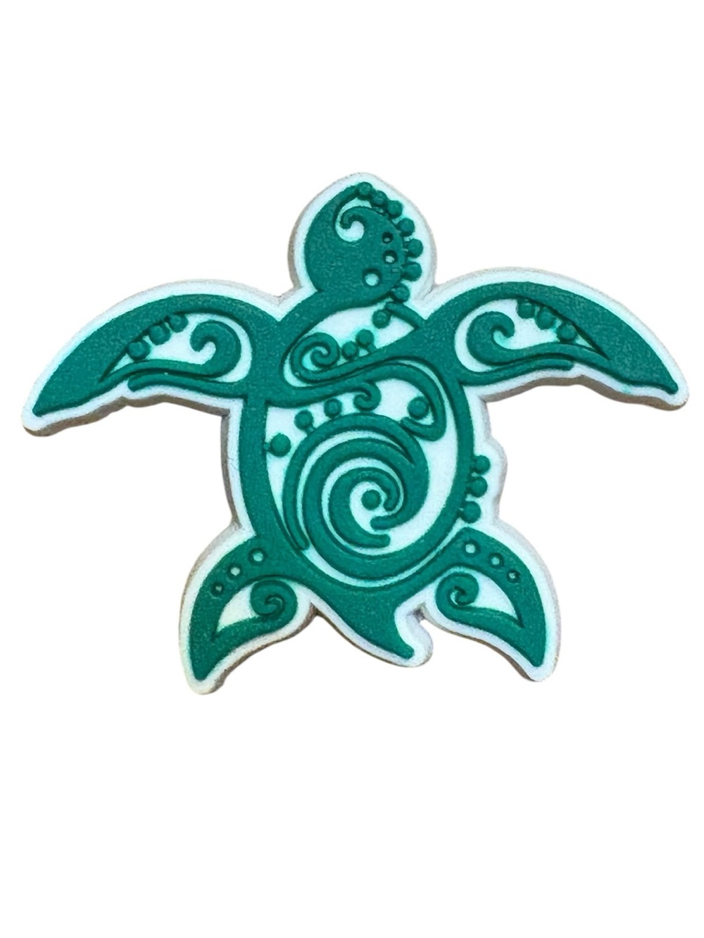 Sea Turtle Croc Charm